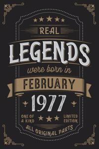 Real Legendes were born in February 1977