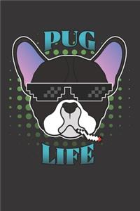 Pug Dog Notebook Journal