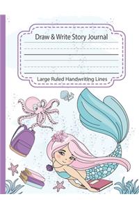 Draw & Write Story Journal, Large Ruled Handwriting Lines