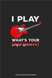 Guitar Tablature Notebook