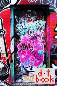 The Dot Book - A Dot Grid Notebook for Graphic Designers - Graffiti Series - 007
