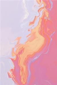 Abstract Pink Gold Notebook