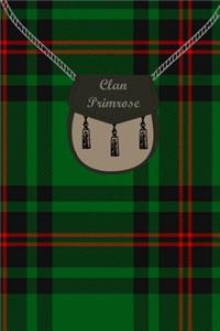 Clan Primrose Tartan Journal/Notebook