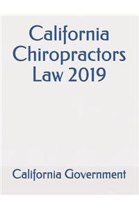 California Chiropractors Law 2019