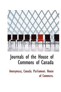 Journals of the House of Commons of Canada