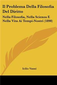 Problema Della Filosofia Del Diritto