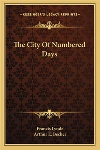 City of Numbered Days