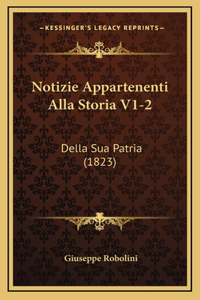 Notizie Appartenenti Alla Storia V1-2