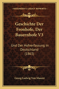 Geschichte Der Fronhofe, Der Bauernhofe V3