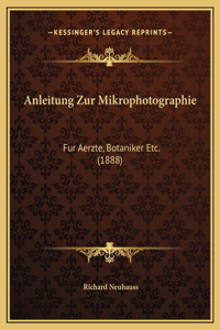 Anleitung Zur Mikrophotographie