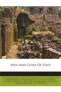 Men and Cities of Italy