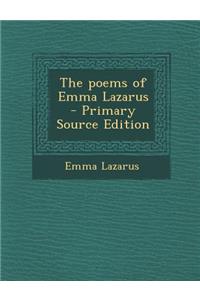 Poems of Emma Lazarus