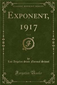 Exponent, 1917, Vol. 23 (Classic Reprint)