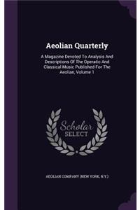 Aeolian Quarterly