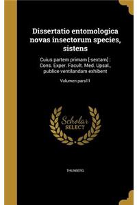 Dissertatio entomologica novas insectorum species, sistens