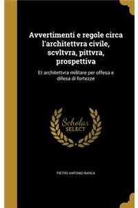 Avvertimenti e regole circa l'architettvra civile, scvltvra, pittvra, prospettiva