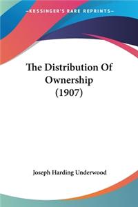 Distribution Of Ownership (1907)