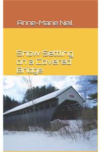 Snow Settling on a Covered Bridge