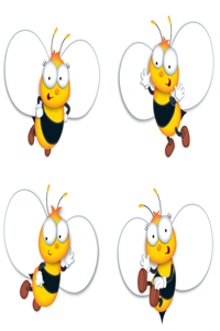 Buzz-Worthy Bees Cutouts