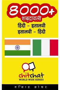 8000+ Hindi - Italian Italian - Hindi Vocabulary