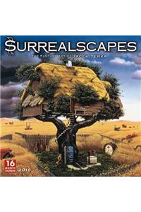 2019 Surrealscapes the Fantasy Art of Jacek Yerka 16-Month Wall Calendar: By Sellers Publishing