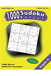 1000 leichte Sudoku Rätsel, Ausgabe 01
