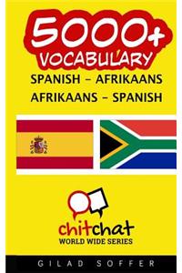 5000+ Spanish - Afrikaans Afrikaans - Spanish Vocabulary