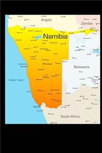 Map of Namibia Journal