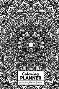 Undated Coloring Planner