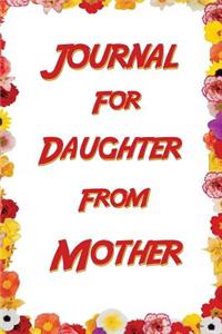 Journal For Daughter From Mother