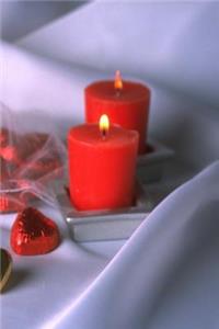 Journal Weddings Romantic Setting Candles Chocolates