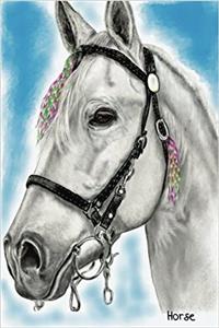 Horse: 6x 9 Lined Notebook Professionally Designed (Horse Painting), Work Book, Planner, Diary,100 Pages