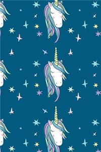 Pastel Rainbow Unicorns Journal