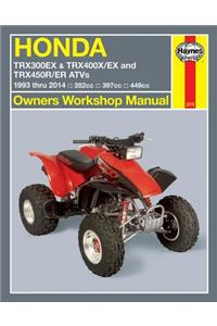 Honda TRX300EX, TRX400EX & TRX450R/ER ATVs (93 - 14) Haynes Repair Manual