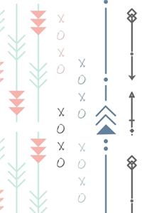Xoxo & Arrow Patters. a Self- Explotration Journal for Manifesting Greatness
