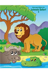 Livro para Colorir de Animais Safari 2