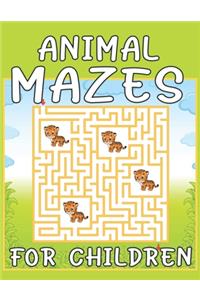 Animal Mazes For Children