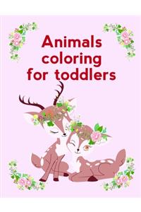 Animals Coloring For Toddlers