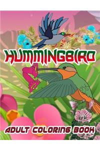 Hummingbird Adult Coloring Book