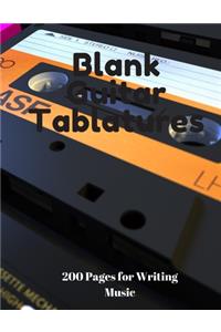 Blank Guitar Tablatures