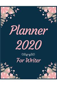 Planner 2020 for Writer