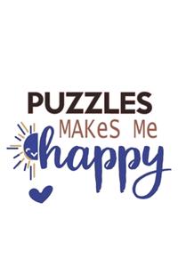 Puzzles Makes Me Happy Puzzles Lovers Puzzles OBSESSION Notebook A beautiful