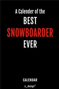 Calendar for Snowboarders / Snowboarder