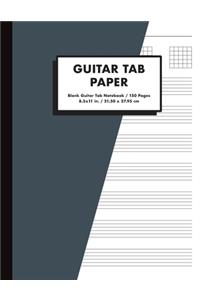 Guitar Tab Paper
