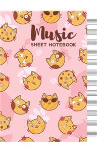 Music Sheet Notebook