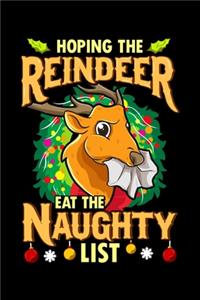 Hoping The Reindeer Eat The Naughty List