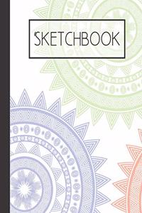 Colorful Mandala pattern Sketchbook