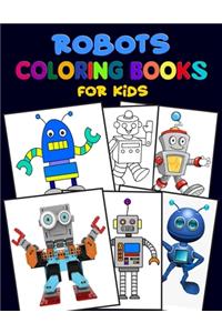Robots Coloring Books For Kids.