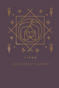 Virgo 2020 Weekly Planner (Burgundy)