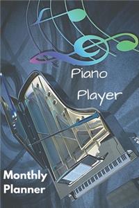 Piano Player Monthly Planner